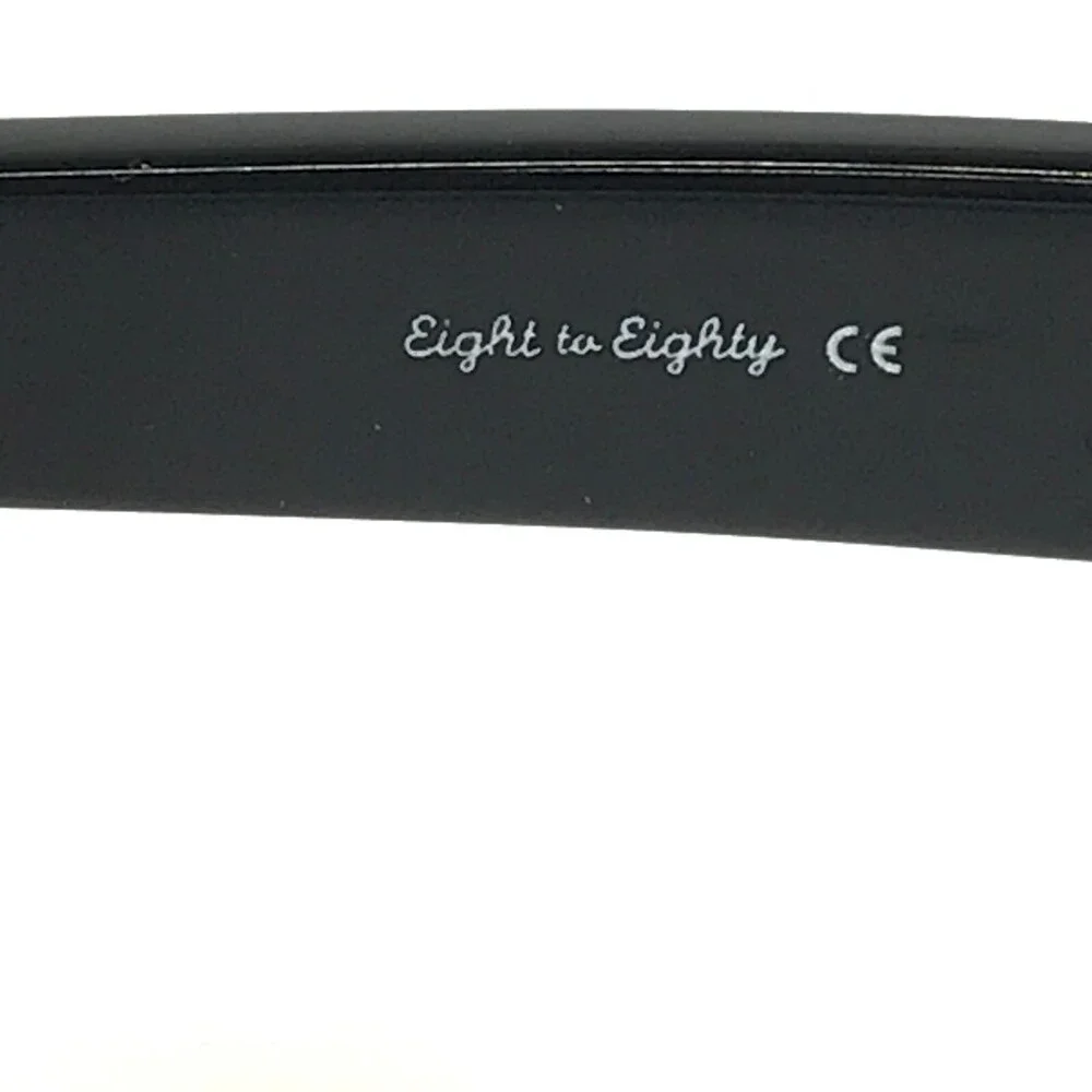 Eight to Eighty Eyeglasses Frames DENNIS BLACK Square Full Rim 53-19-140